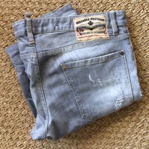 *SOLD!* DSQUARED Faded jeans, Gray, EU 52/US 36